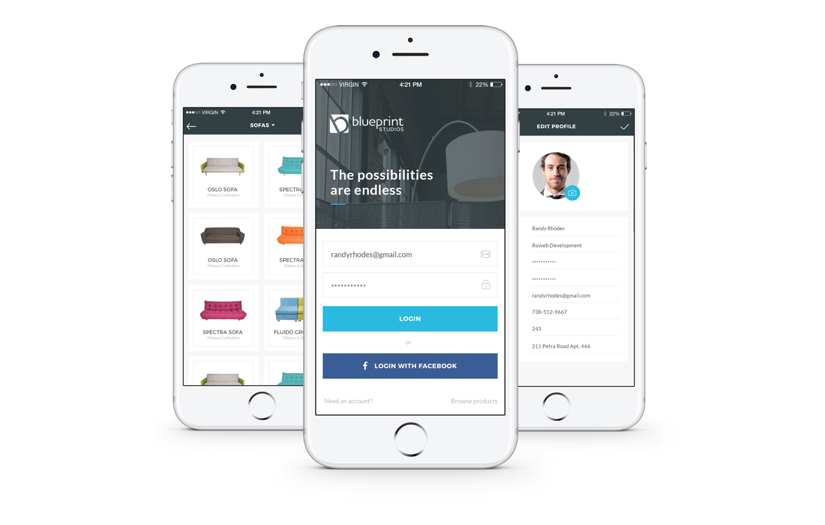 Mobile App Development for event rentals screenshot 1